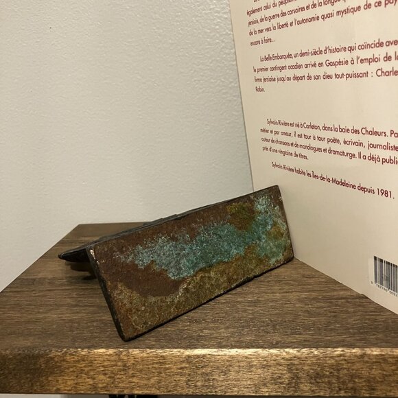 Vintage Nautical OLD IRONSIDES Cast Iron Ship Pair of Heavy Bookends - Picture 7 of 11